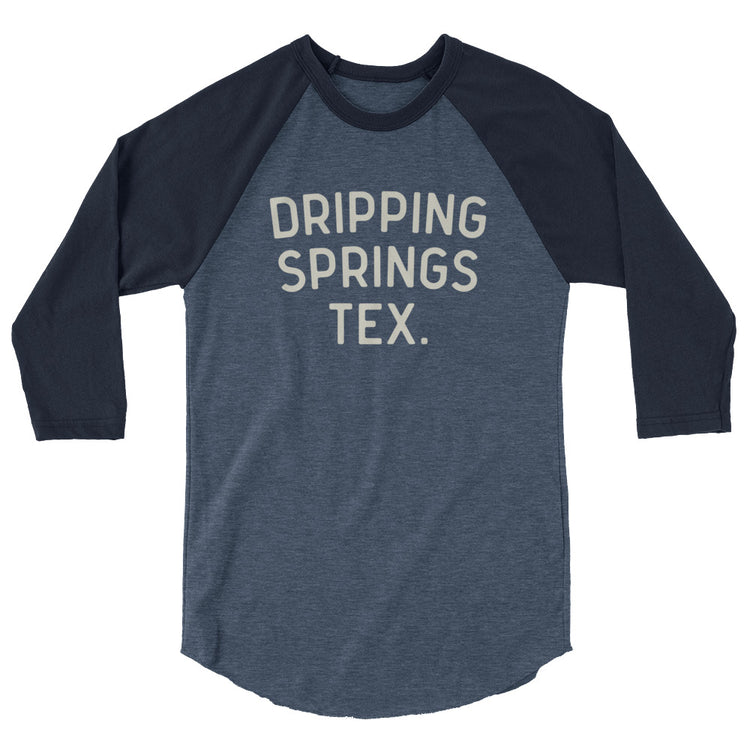Dripping Springs TEX, 3/4 sleeve raglan shirt, front view