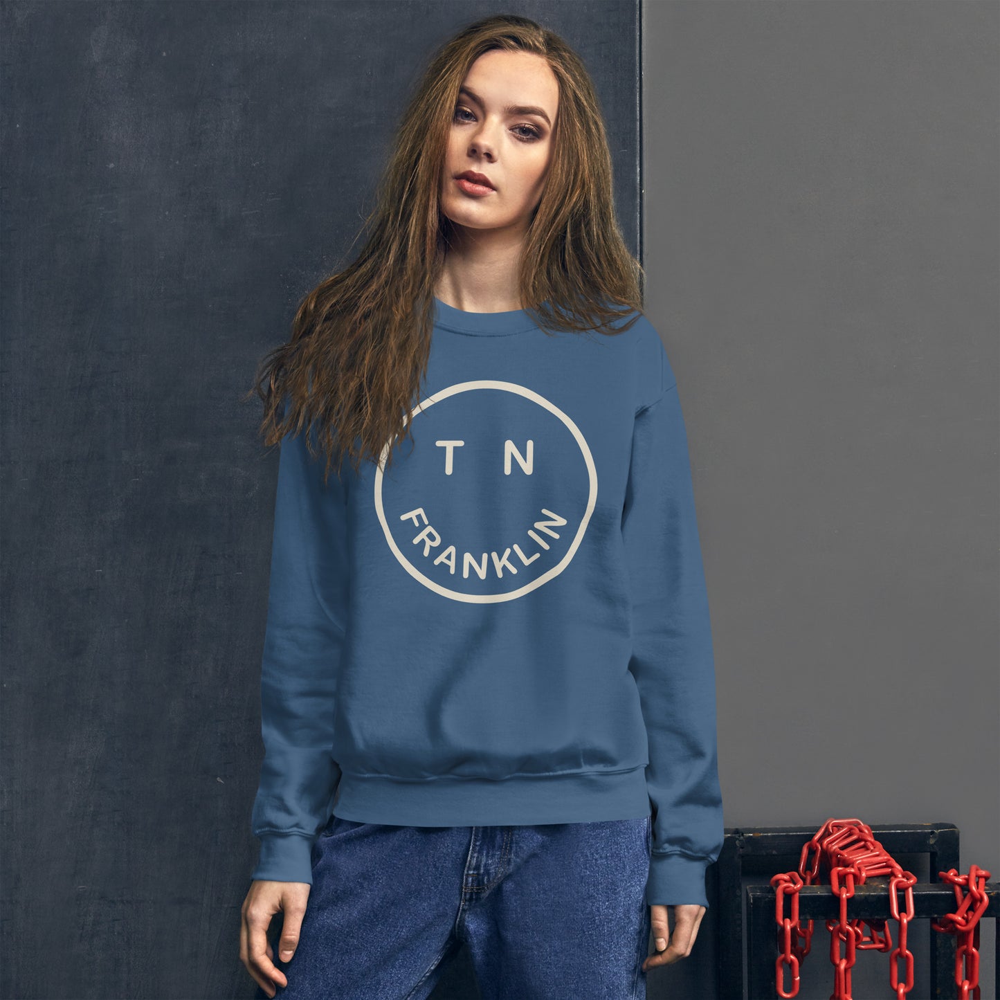 Smile Franklin - Unisex Sweatshirt