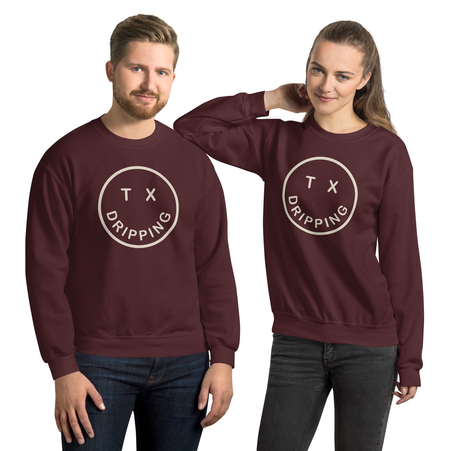 Smile Dripping TX - Unisex Sweatshirt