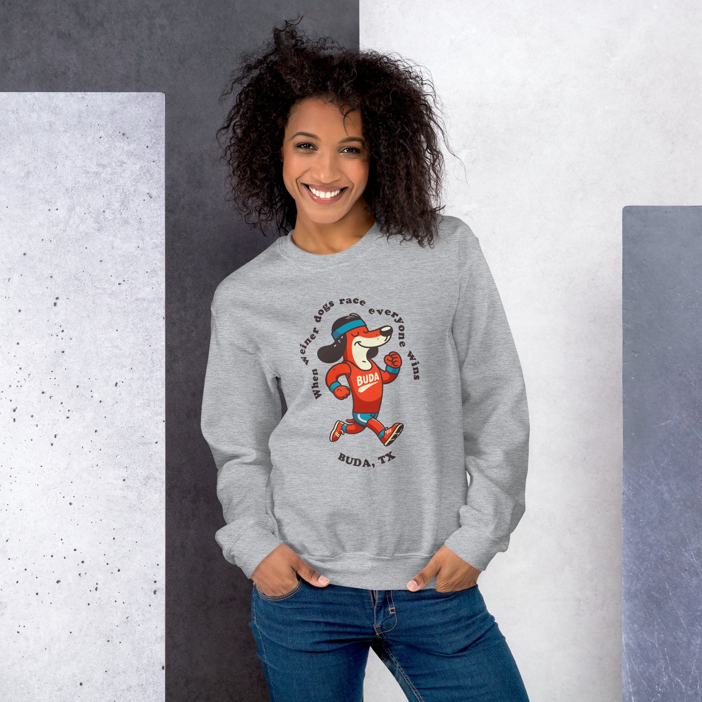 Buda Weiner Dog Racing - Sweatshirt