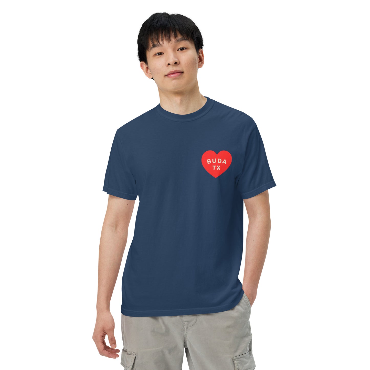 Love Buda TX - garment-dyed t-shirt