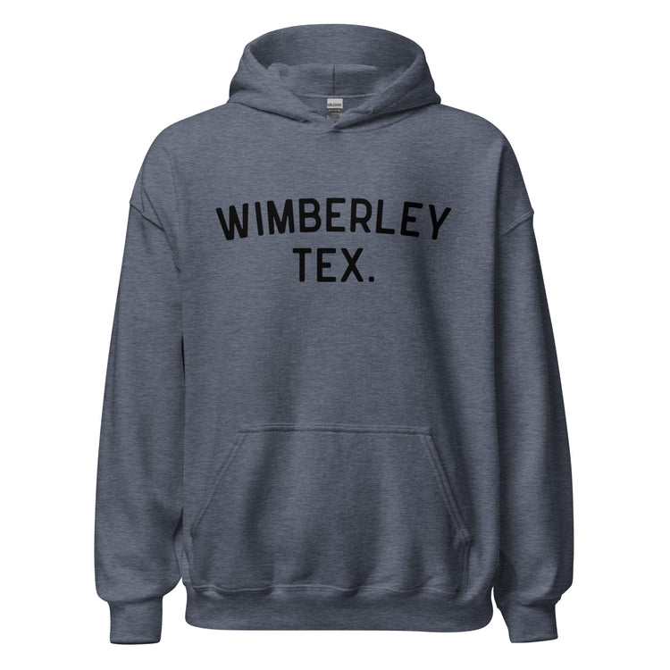 Wimberley TEX, Unisex Hoodie, front view
