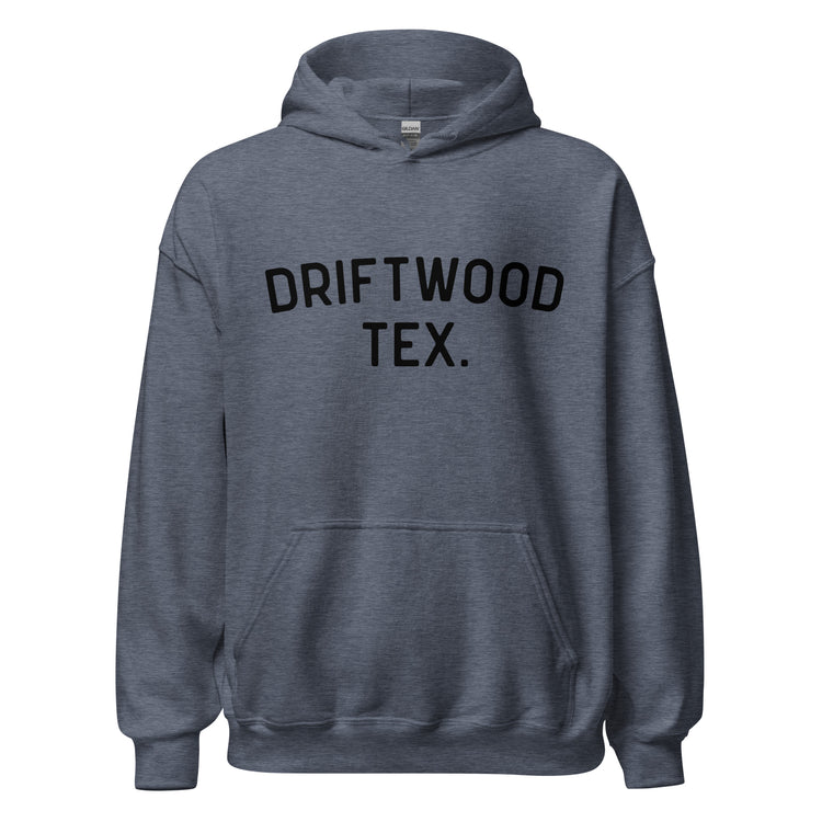 Driftwood TEX, Unisex Hoodie, front view