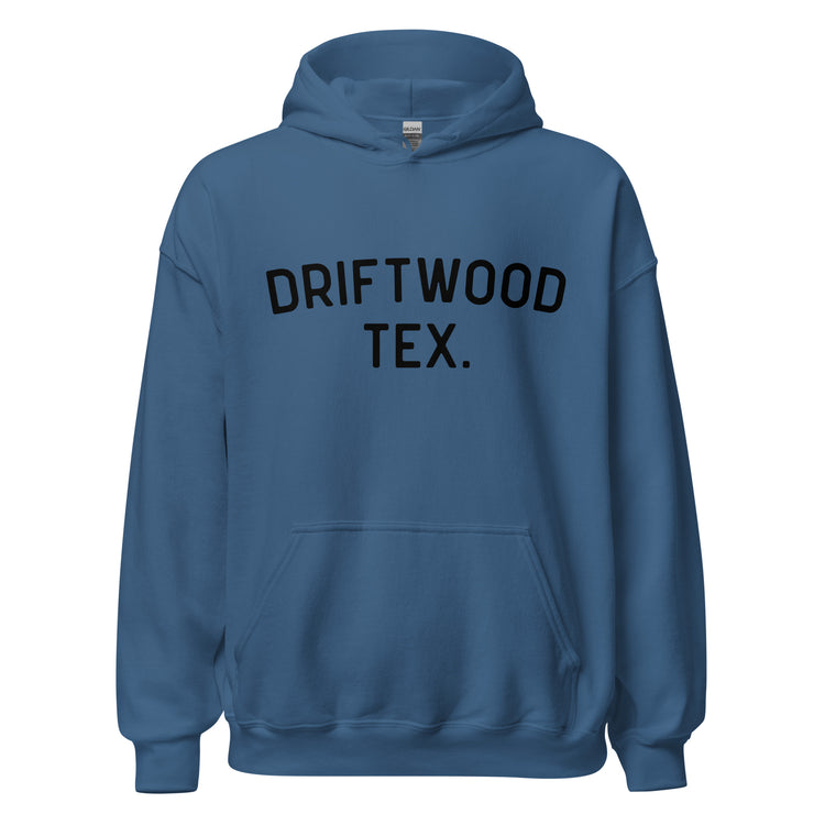 Driftwood TEX, Unisex Hoodie, front view