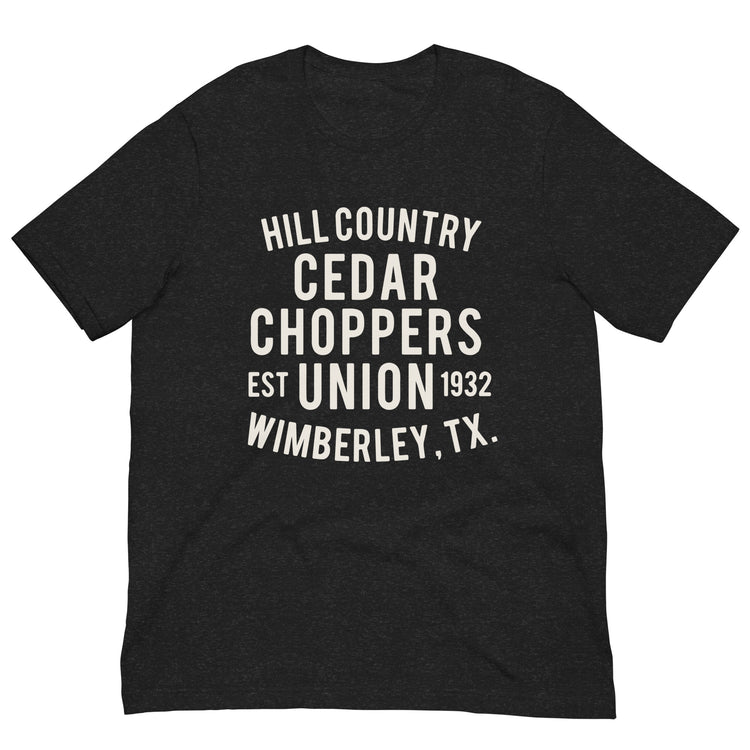 Cedar Choppers Union T-shirt, front view