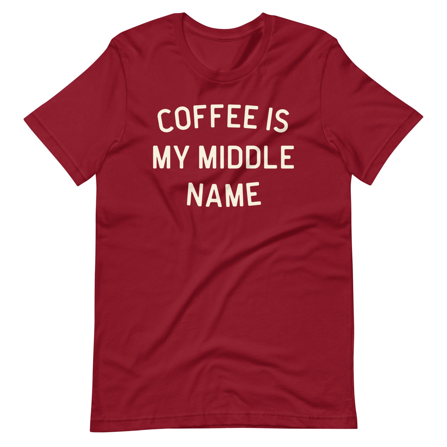 Coffee Is My Middle Name - Dark t-shirt