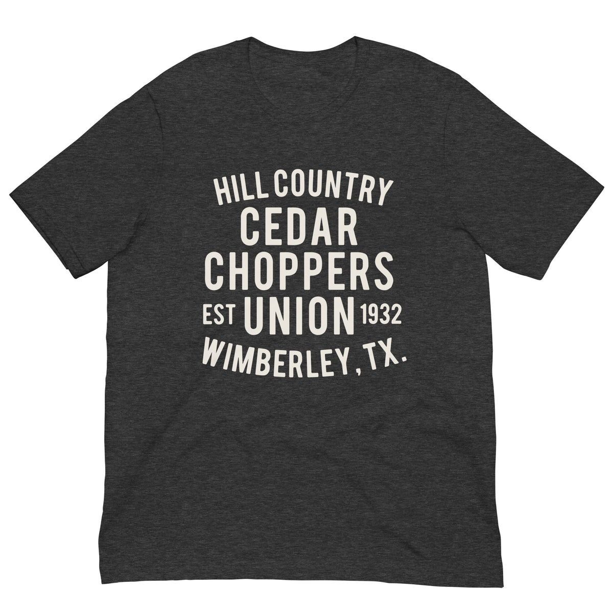 Cedar Choppers Union T-shirt, front view
