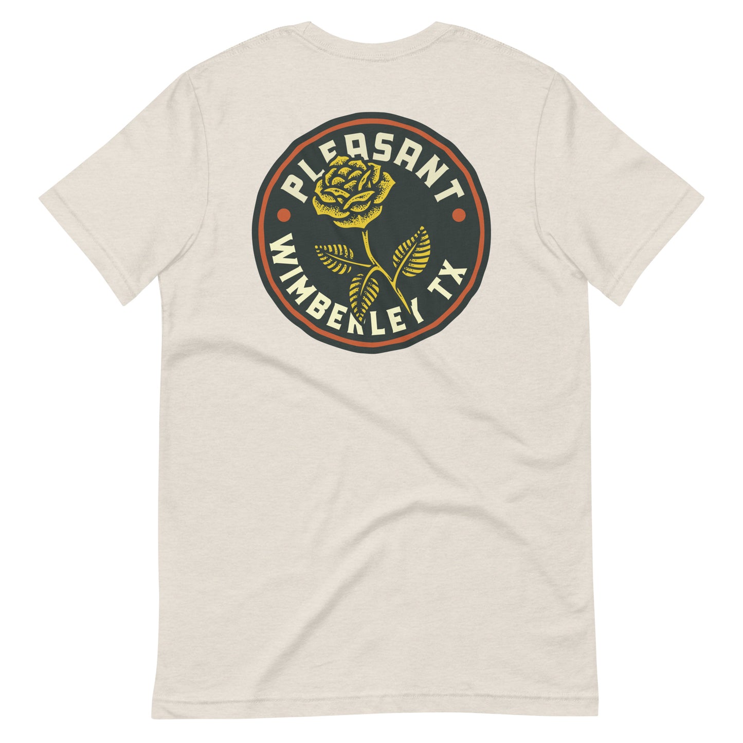 Wimberley TX Yellow Rose - t-shirt