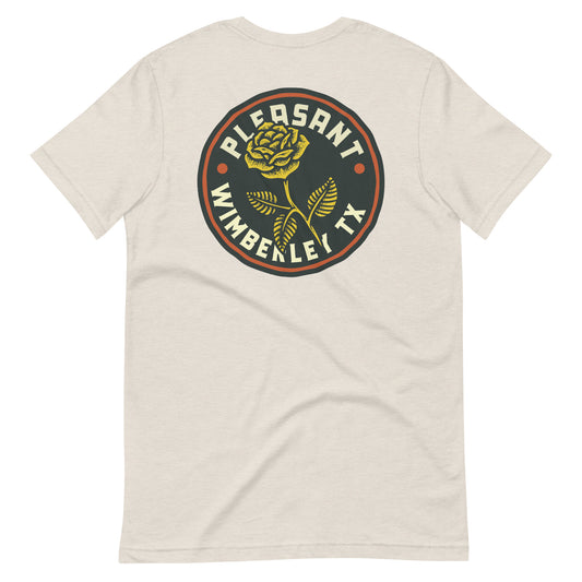 Wimberley TX Yellow Rose - t-shirt