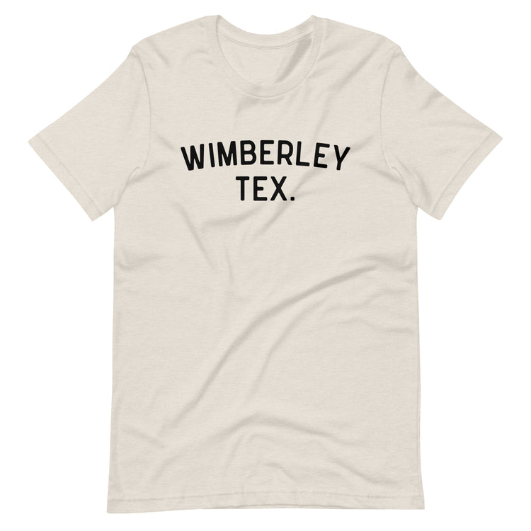 Wimberley TEX, Unisex t-shirt, front view