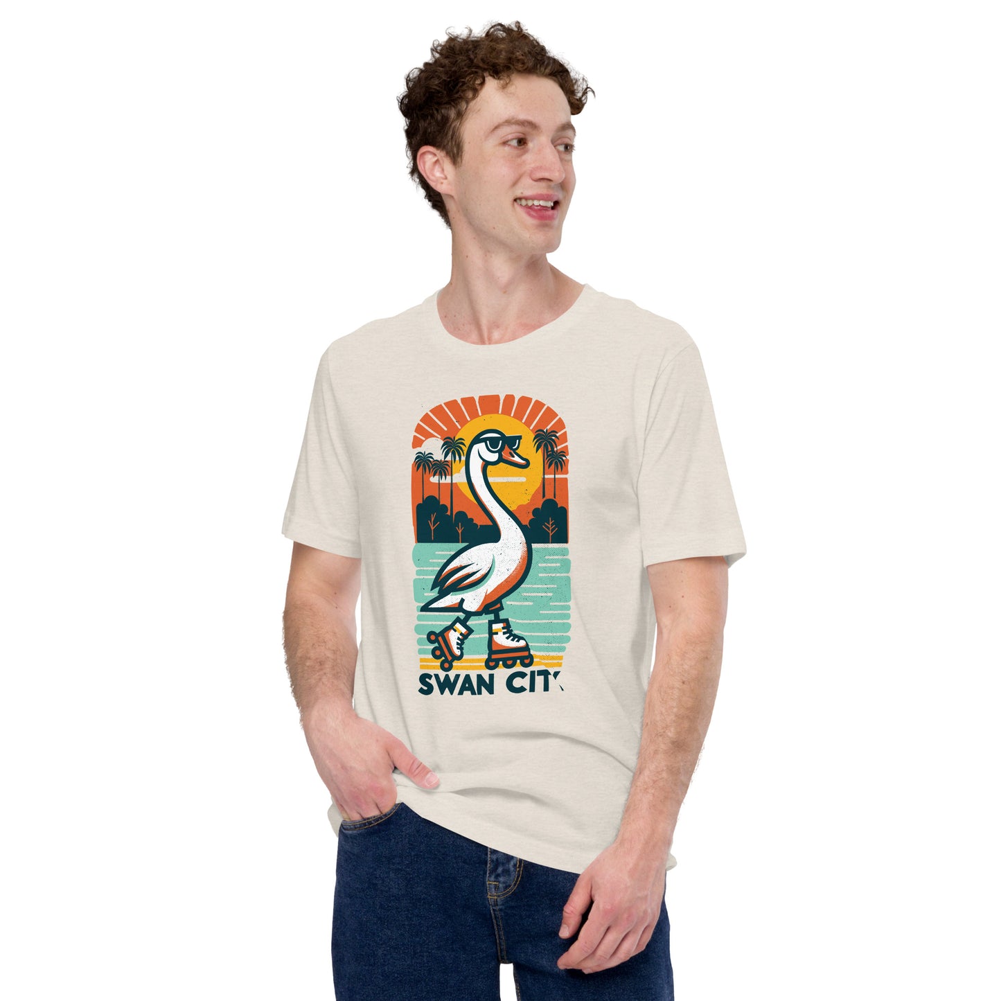 Swan City - Unisex t-shirt