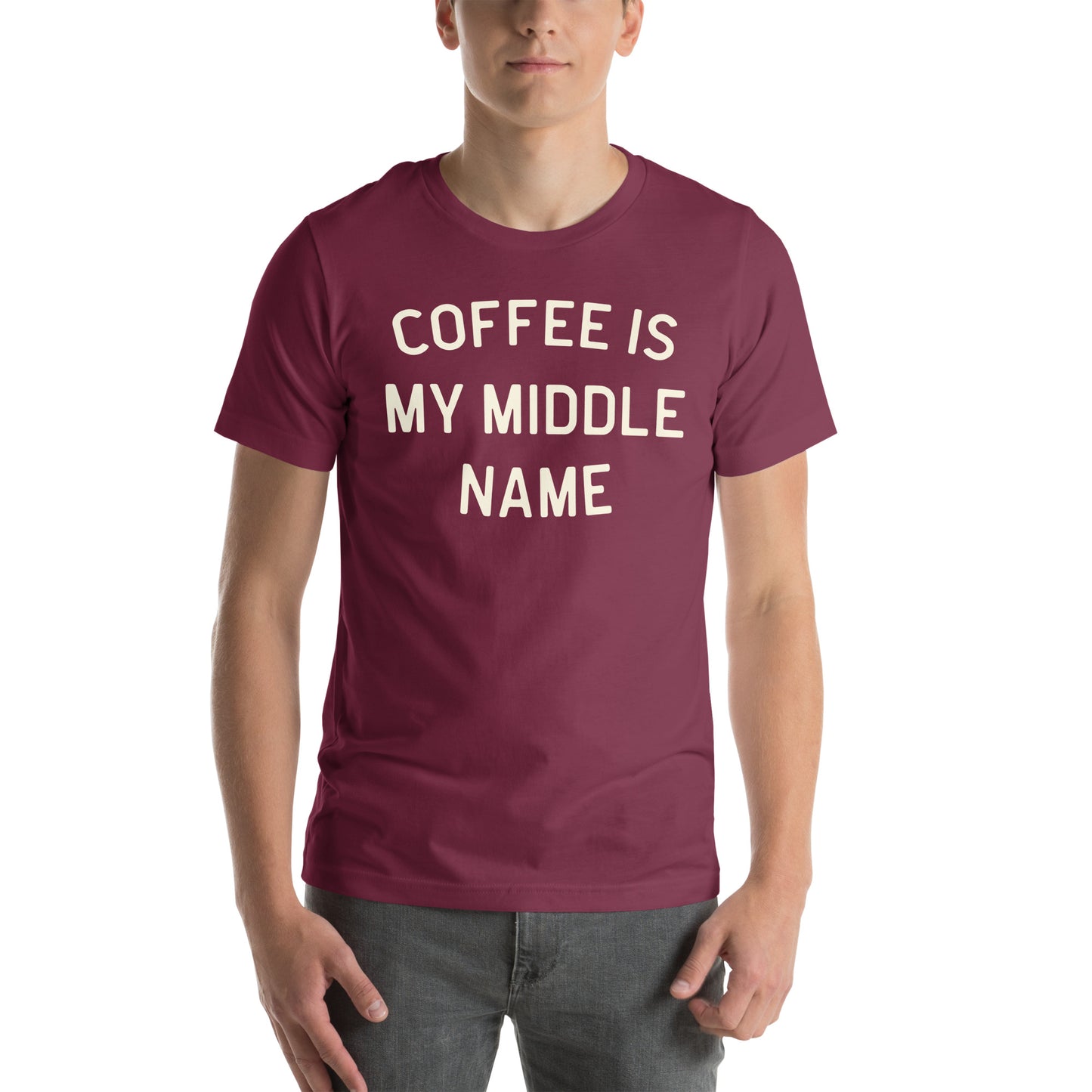 Coffee Is My Middle Name - Dark t-shirt