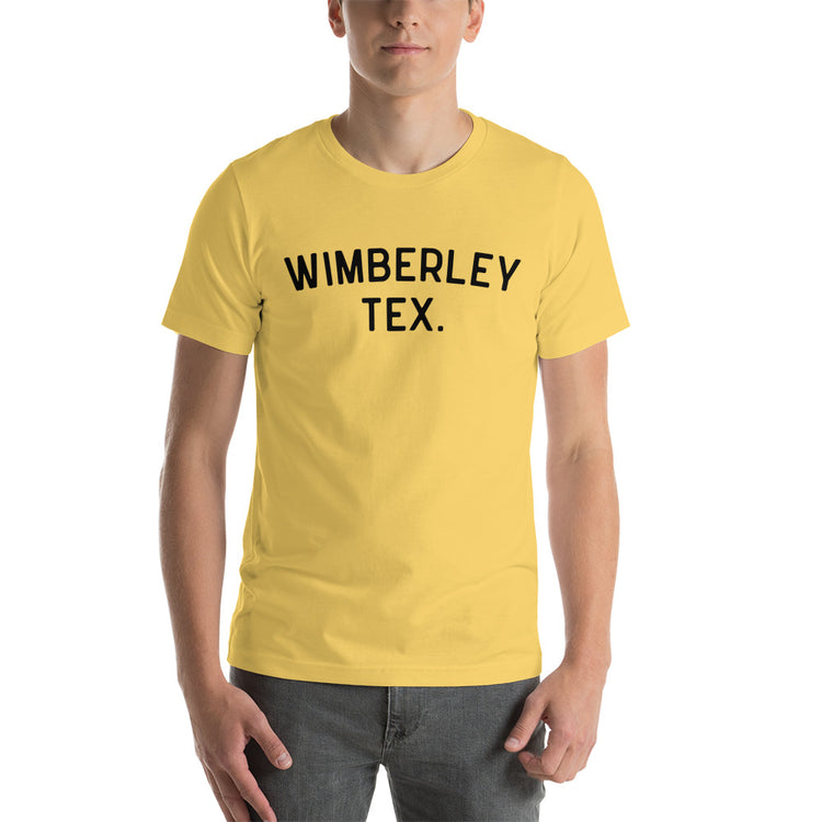 Wimberley TEX, Unisex t-shirt, front view