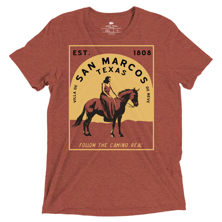 Girl on Horse - t-shirt