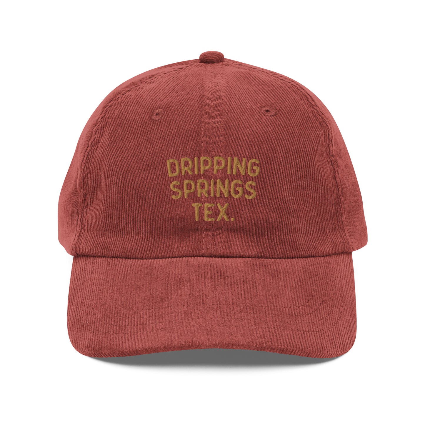 Dripping Springs TX - Vintage corduroy cap