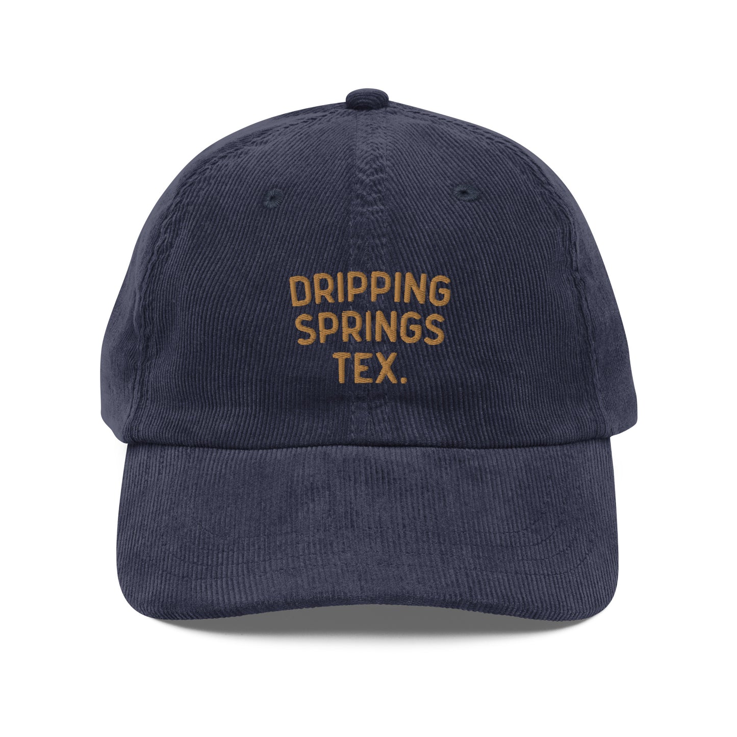 Dripping Springs TX - Vintage corduroy cap
