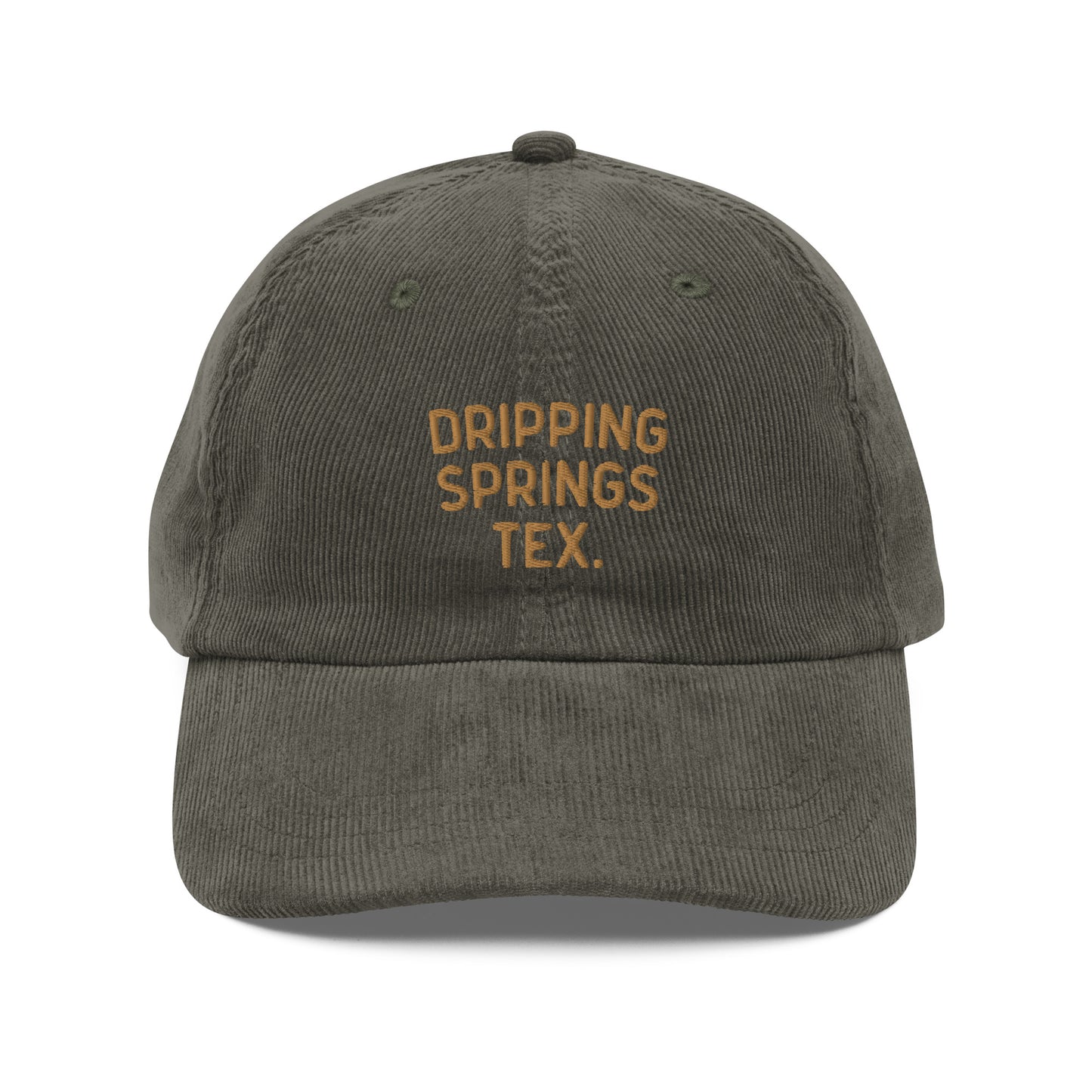 Dripping Springs TX - Vintage corduroy cap