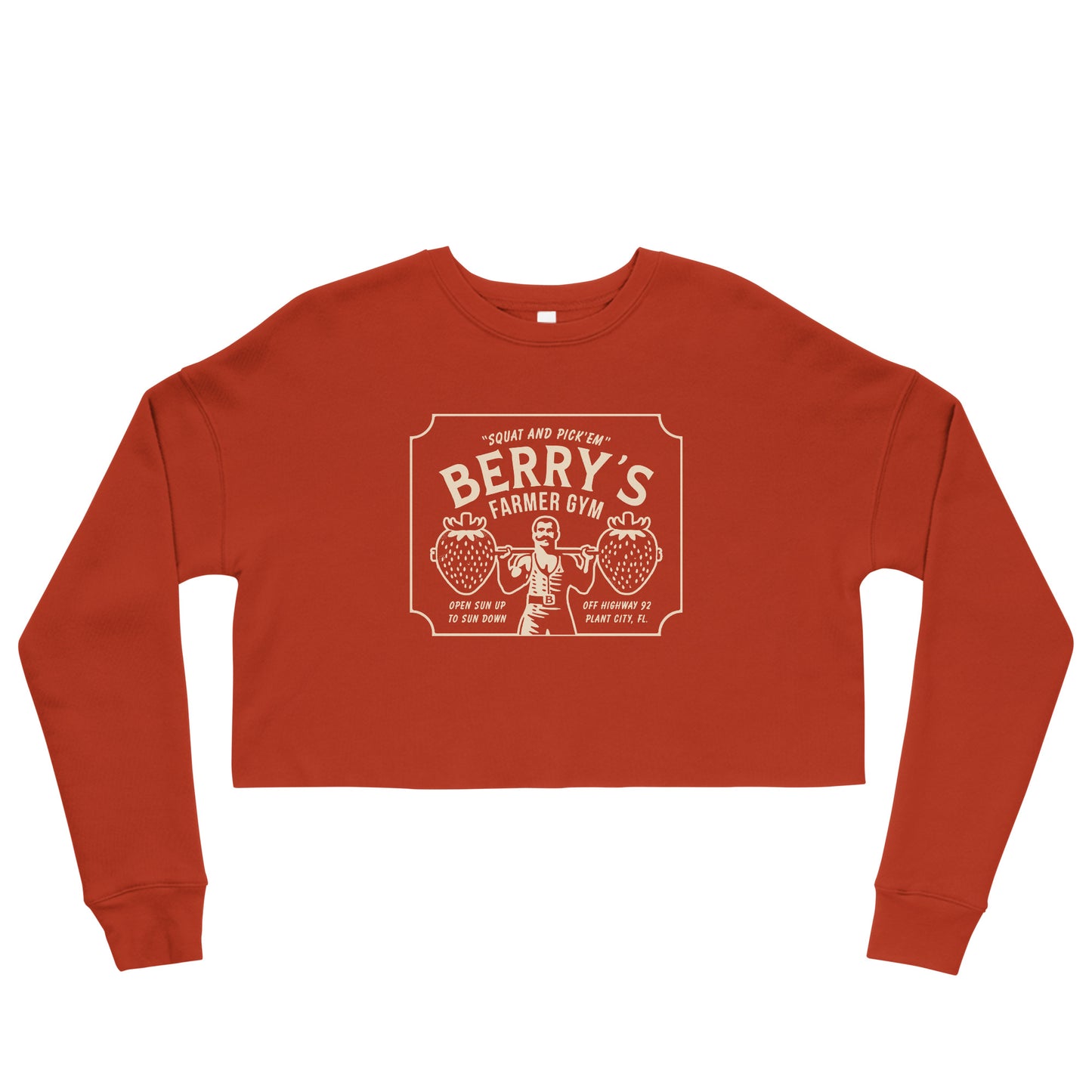 BERRY'S GYM - Crop Sweatshirt