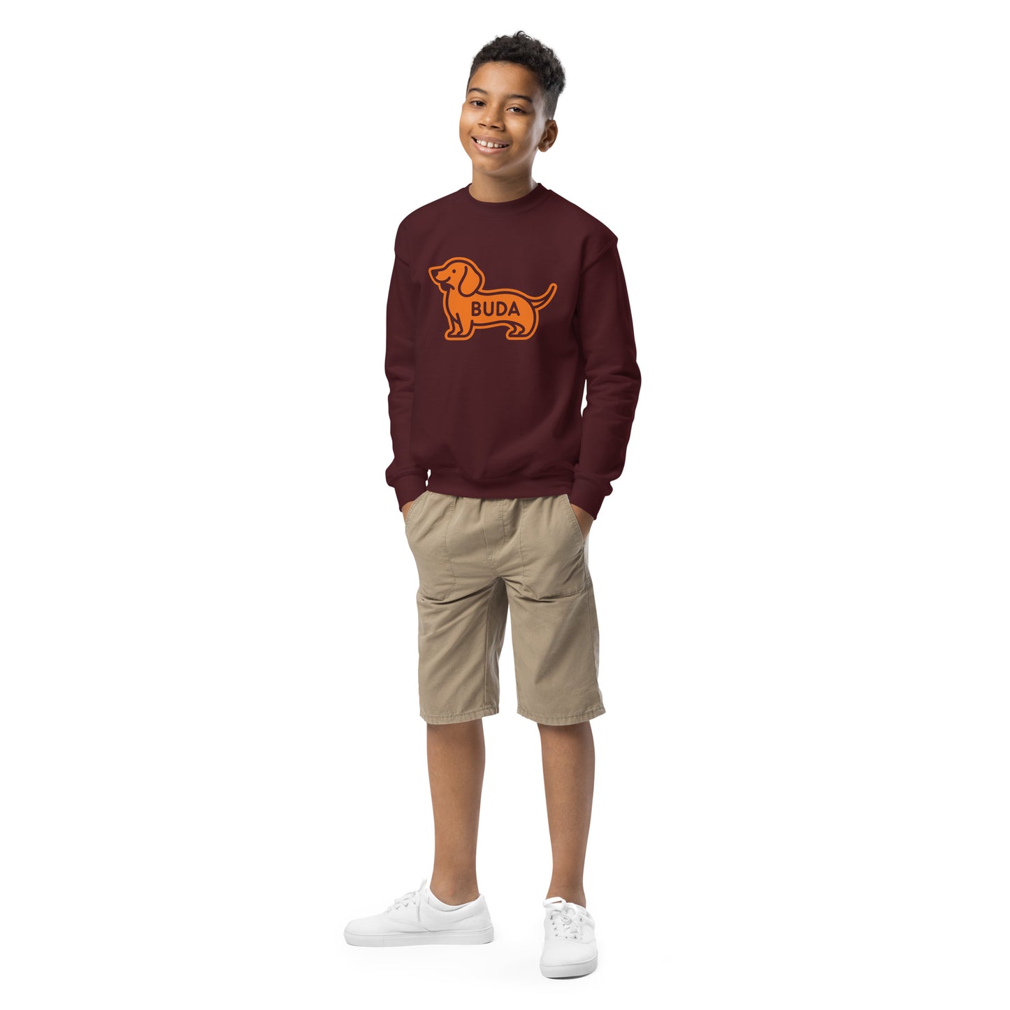 Buda Weiner Dog - Youth sweatshirt