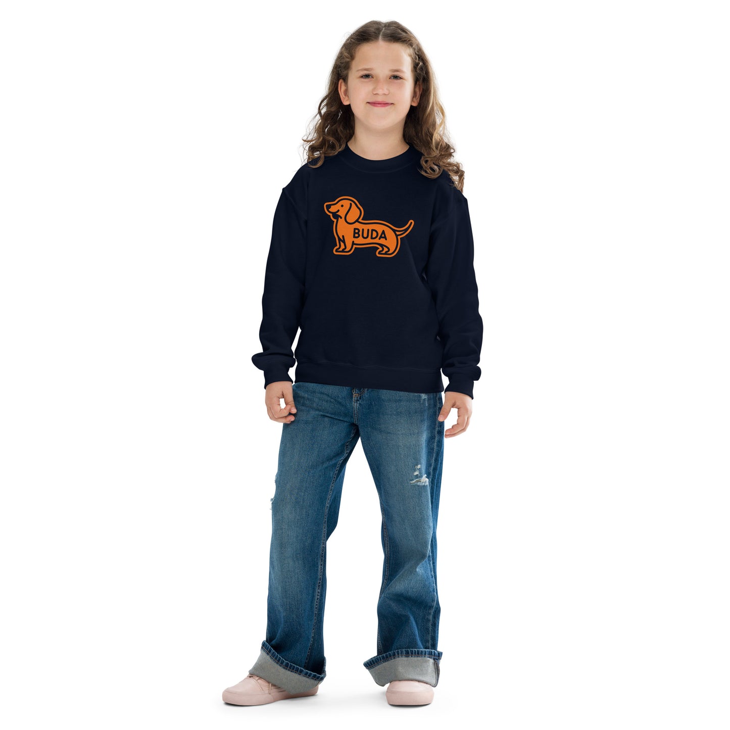 Buda Weiner Dog - Youth sweatshirt