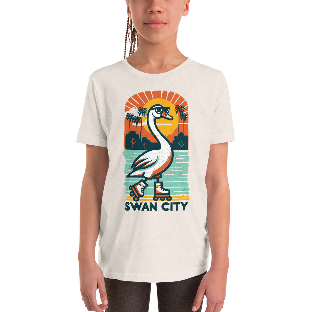 Swan City - Kids T-Shirt