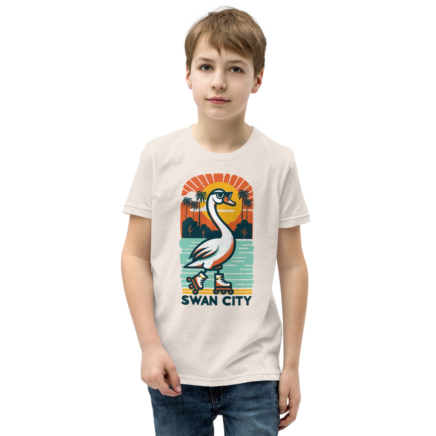 Swan City - Kids T-Shirt